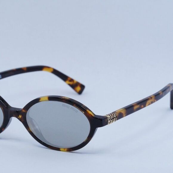 ?️ New Miu Miu MU04ZS VAU07F Sunglasses - Honey Havana Frame, Light Grey Lenses main image 9